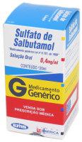 Bula E Preço SULFATO DE SALBUTAMOL FR 120ML (GENERICO) EMS. Bula ...